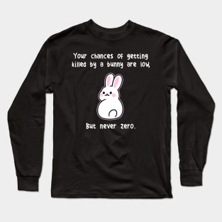 Never Zero Bunny Rabbit Long Sleeve T-Shirt